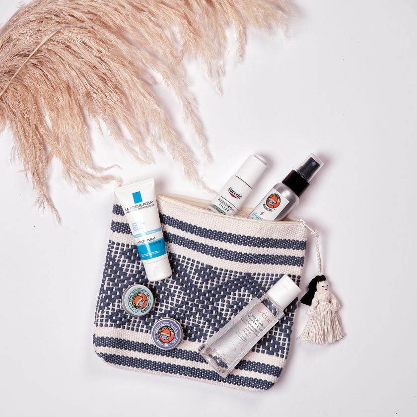 ARTESANIAS-OAXACA-COSMETIQUERA-AZUL-TEJIDA-A MANO-EN-TELAR-DE-CINTURA